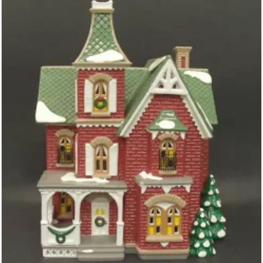 Dept 56 Original Snow Village Beacon Hill Victorian Lighted House 54857